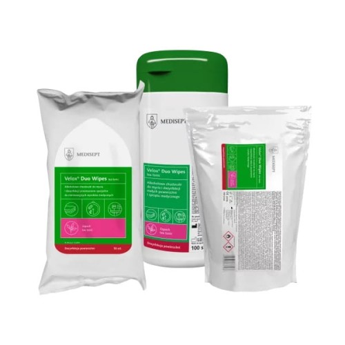 Alkoholowe chusteczki do mycia i szybkiej dezynfekcji powierzchni i sprzętu medycznego