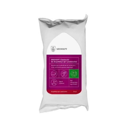 Chusteczki do dezynfekcji rąk i powierzchni