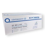 EUROCARTA Ręcznik do Rąk w Składce " V " 21 x 21 cm 3000 Listków Biały 2 Warstwowy Celuloza