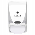 Dozownik do Mydła Szamponów Żeli w Pianie Biały Transparent 1L