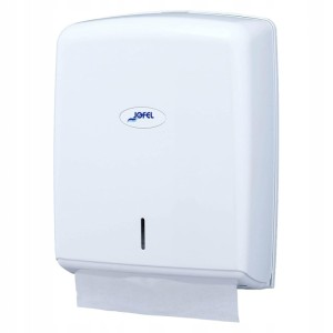 JOFEL Dozownik Podajnik do Ręcznika do Rąk w Składce ZZ / V Biały