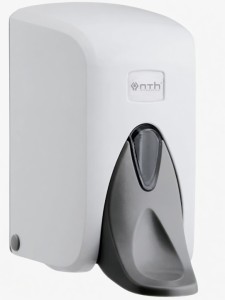 Podajnik Dozownik do Mydła w Pianie Łokciowy 500 ml Biały