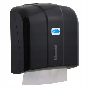 Dozownik Podajnik do Ręcznika do Rąk w Składce MINI ZZ Czarny