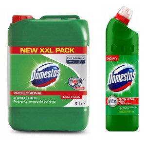 DOMESTOS Płyn do Toalet Wybielająco - Dezynfekujący
